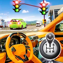 Скачать взлом Modern Car Driving School Game  [МОД Много монет]