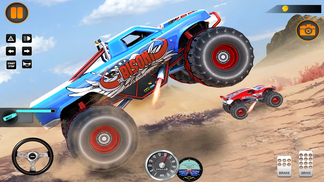 Monster Truck Off Road Racing [МОД Mega Pack] Screenshot 3