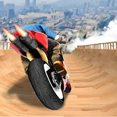 Взломанная Mega Ramp Bike Stunts Games 3D  [МОД Много денег]