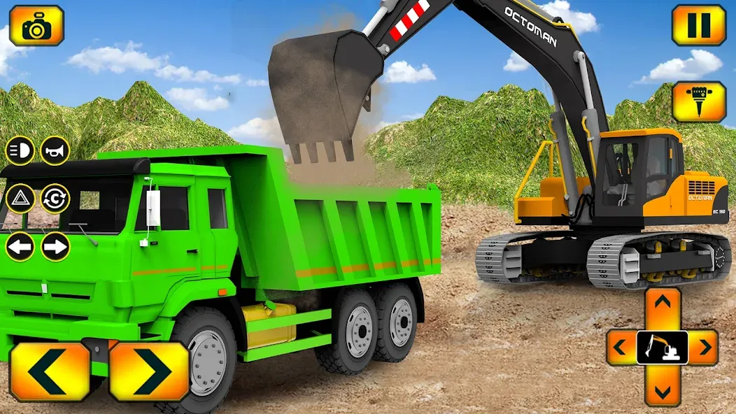 Sand Excavator Simulator Games [МОД Unlimited Money] Screenshot 1