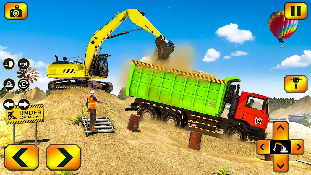 Sand Excavator Simulator Games [МОД Unlimited Money] Screenshot 5