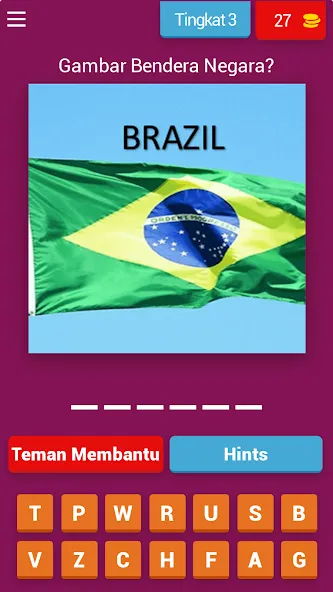Tebak Gambar Bendera (Тебак Гамбар бендера Негара) [МОД Бесконечные деньги] Screenshot 4