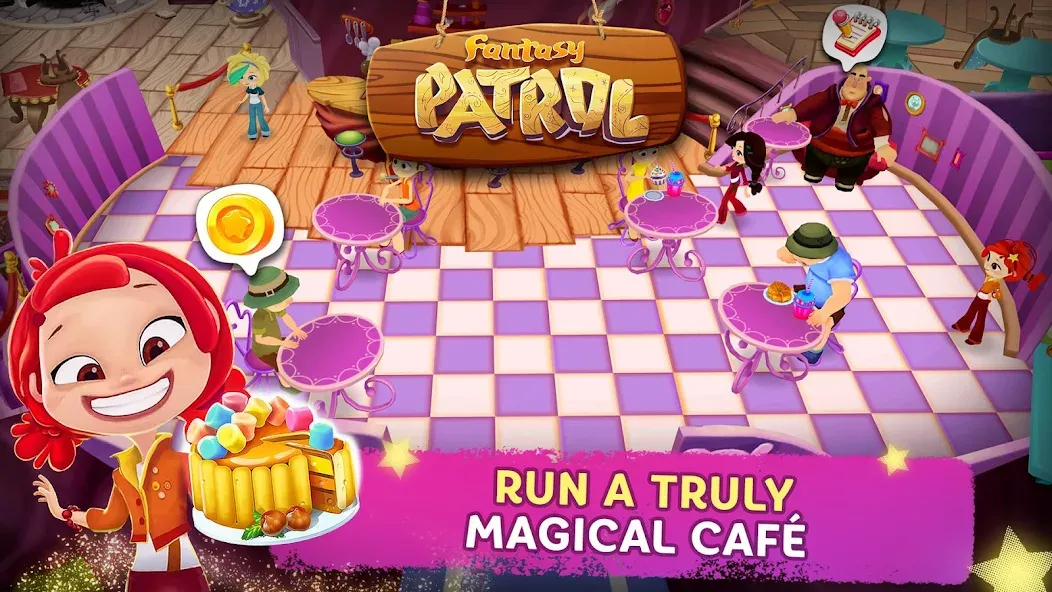 Fantasy Patrol: Cafe [МОД Все открыто] Screenshot 1