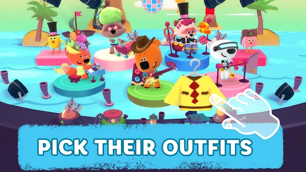 Rhythm and Bears [МОД Бесконечные деньги] Screenshot 3