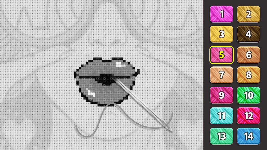 Cross Stitch: Color by Number [МОД Menu] Screenshot 5