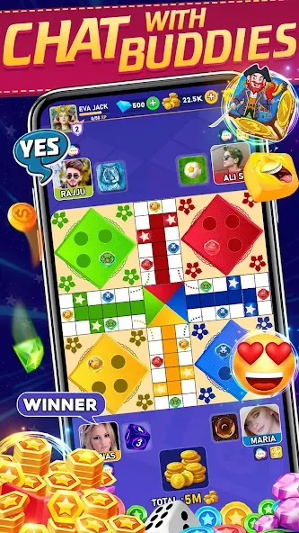 Online Ludo Game Multiplayer (Лудо Мастер Лудо Дайс Кинг) [МОД Все открыто] Screenshot 2