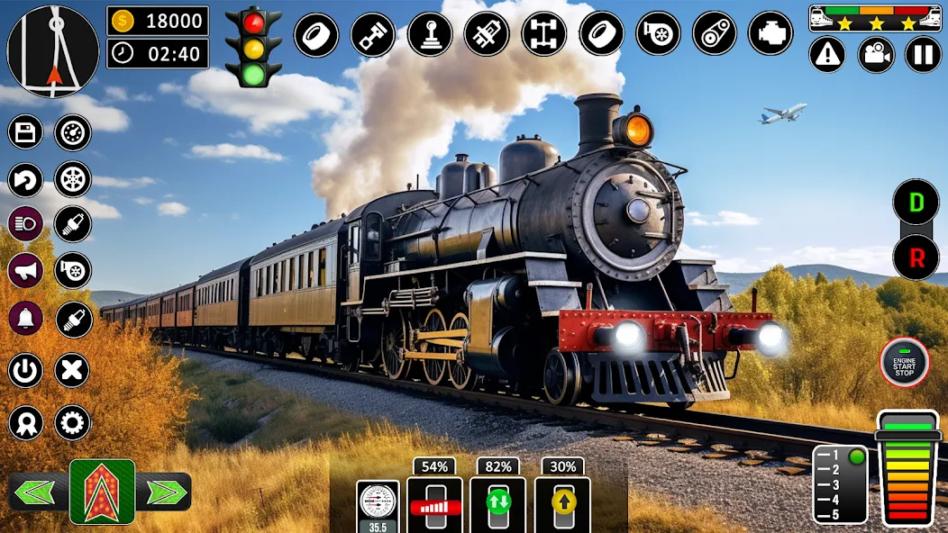 City Train Games Driver Sim 3D [МОД Много монет] Screenshot 3