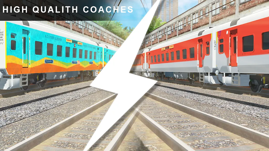 Indian Railway Train Simulator (Индийский Железнодорожный Поезд Симулятор) [МОД Бесконечные монеты] Screenshot 3