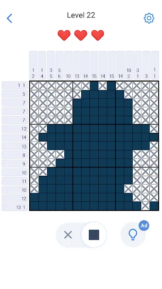 Pixel Art: Logic Nonogram (Пиксельное искусство головоломка) [МОД Бесконечные монеты] Screenshot 2