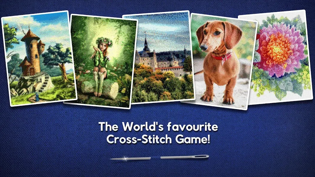 Cross-Stitch World (Кросс) [МОД Бесконечные деньги] Screenshot 1