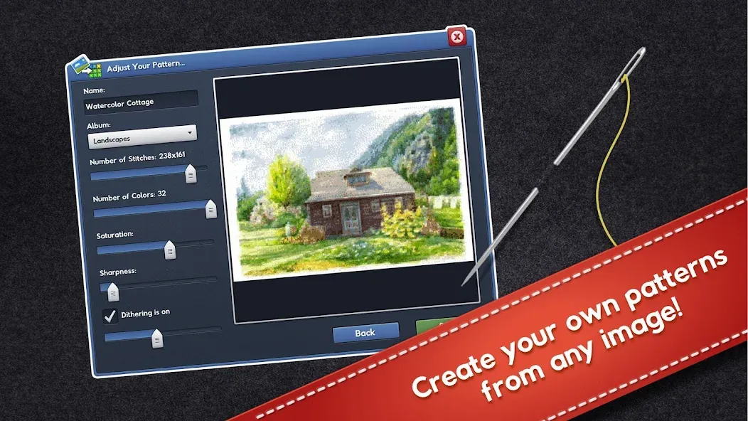Cross-Stitch World (Кросс) [МОД Бесконечные деньги] Screenshot 5