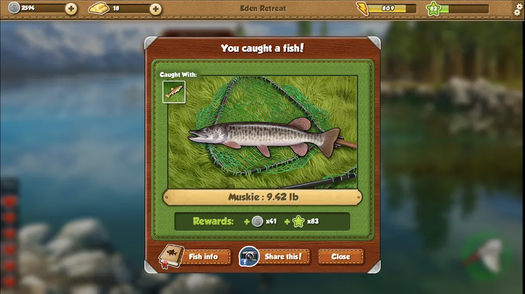Fishing World (Фишинг Ворлд) [МОД Menu] Screenshot 2