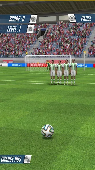 Strike Football Game FreeKick [МОД Меню] Screenshot 3