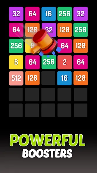 X2 Blocks - 2048 Number Game (Блоки) [МОД Unlimited Money] Screenshot 4
