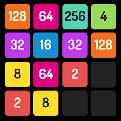 Взломанная X2 Blocks - 2048 Number Game (Блоки)  [МОД Unlimited Money]