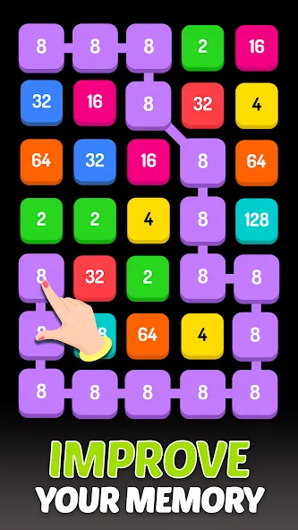 2248 - Numbers Game 2048 (Пазл) [МОД Бесконечные монеты] Screenshot 2