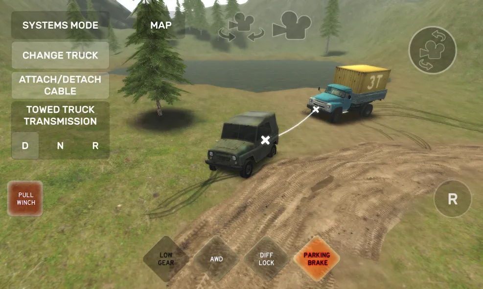 Dirt Trucker: Muddy Hills (Дрт Трукер) [МОД Много монет] Screenshot 1