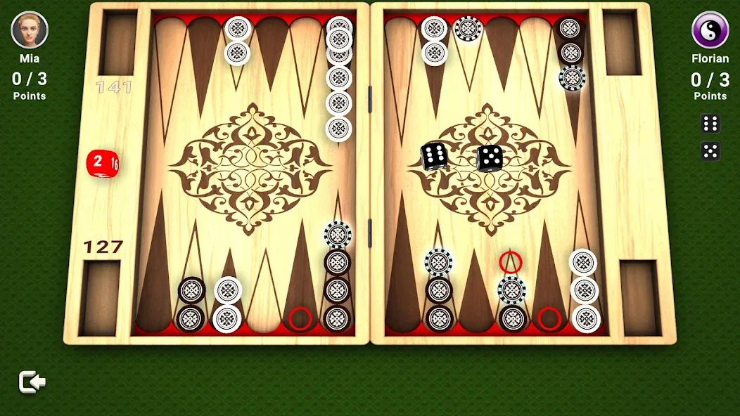 Backgammon - Board Game [МОД Много монет] Screenshot 2