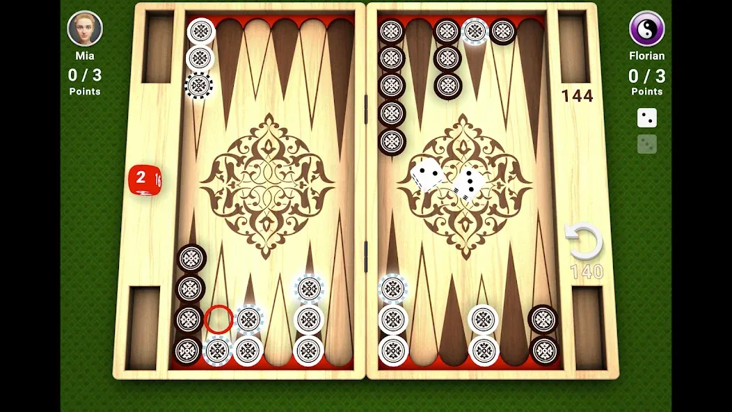 Backgammon - Board Game [МОД Много монет] Screenshot 5