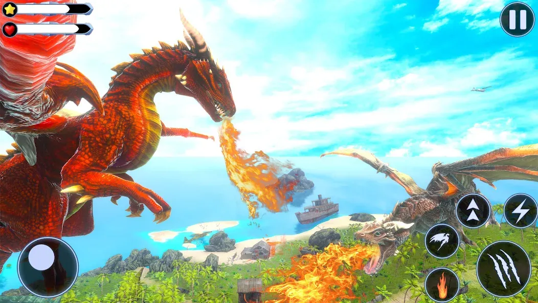 Wild Dragon Craft Family Sim (Легенды Драконов Симулятор Семьи) [МОД Menu] Screenshot 3