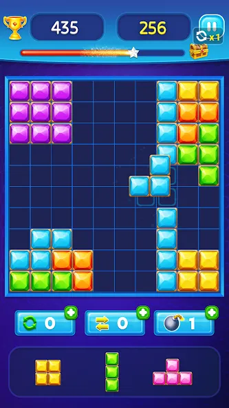 Block Puzzle - Gem Block (Блокпазл блокголоволомка) [МОД Unlocked] Screenshot 2