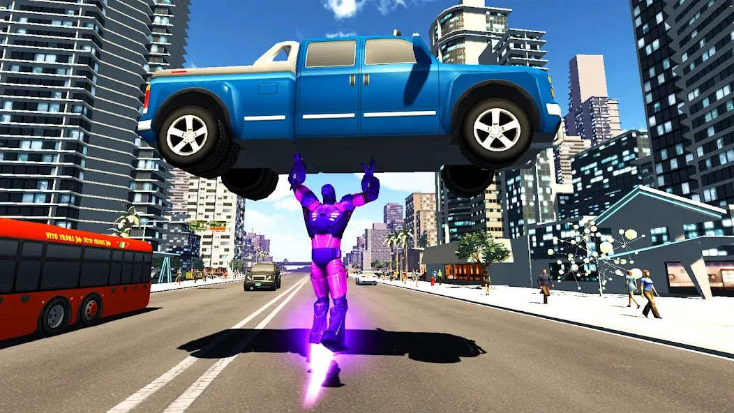 Super city hero:Iron Hero War (Супер сити герой) [МОД Меню] Screenshot 3
