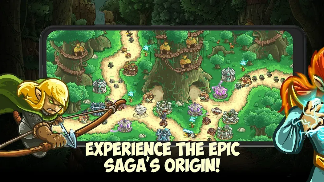 Kingdom Rush Origins TD (Кингдом Раш Ориджинс) [МОД Все открыто] Screenshot 1