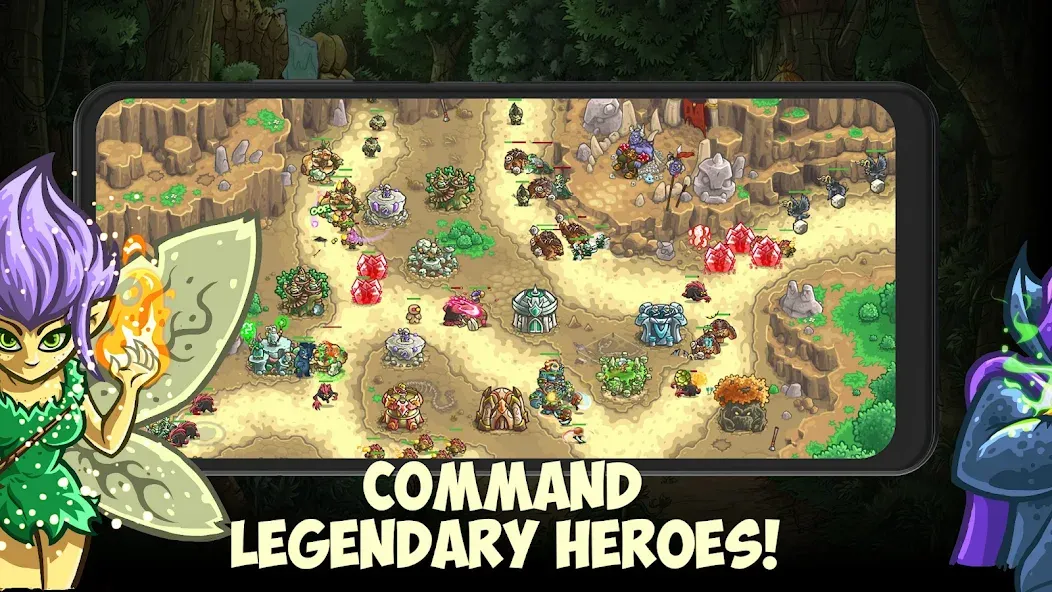 Kingdom Rush Origins TD (Кингдом Раш Ориджинс) [МОД Все открыто] Screenshot 4