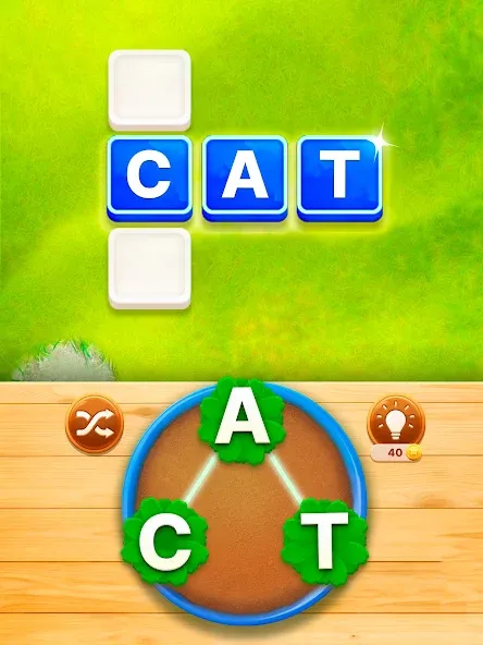 Word Garden : Crosswords (Уорд Гарден) [МОД Бесконечные монеты] Screenshot 5