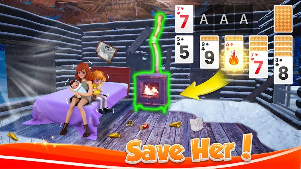 Solitaire Home Design (Солитер Хоум Дизайн) [МОД Unlocked] Screenshot 1