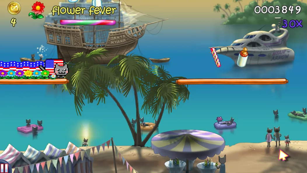 Nyan Cat: Lost In Space (Нян Кэт) [МОД Меню] Screenshot 4