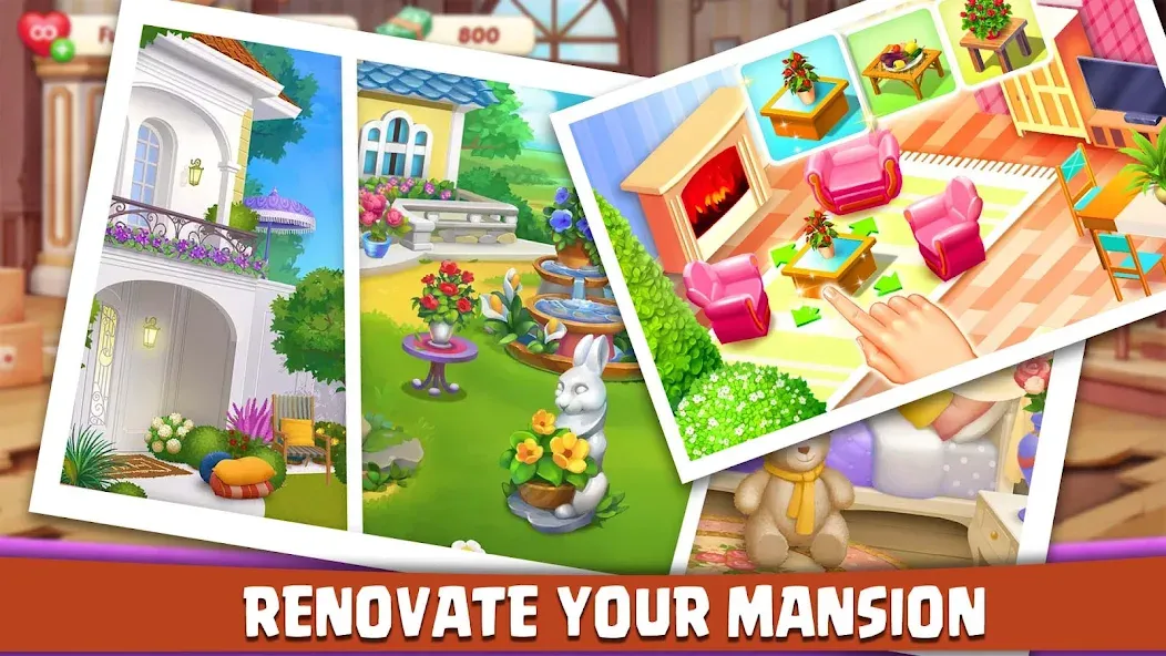 House Design: Redecor Makeover (Хаус Дизайн) [МОД Бесконечные монеты] Screenshot 5