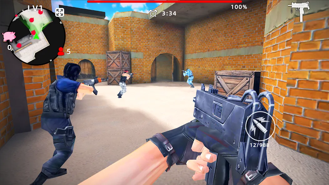 Gun Strike: FPS Shooter Game (Каунтер Атак) [МОД Unlimited Money] Screenshot 3
