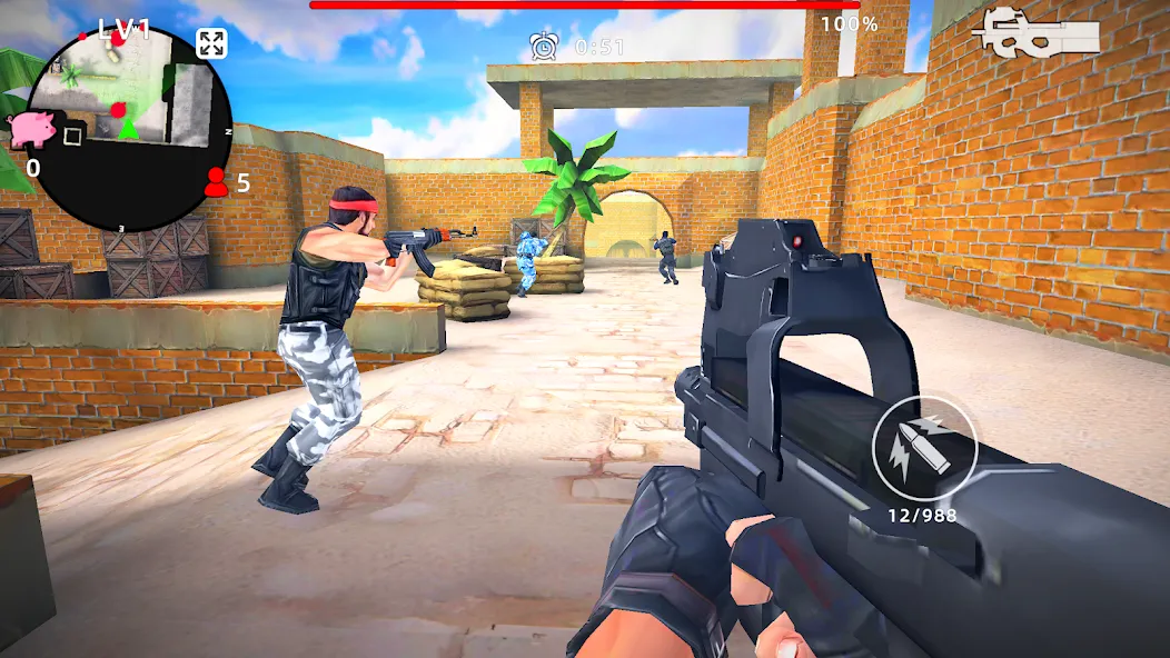 Gun Strike: FPS Shooter Game (Каунтер Атак) [МОД Unlimited Money] Screenshot 4