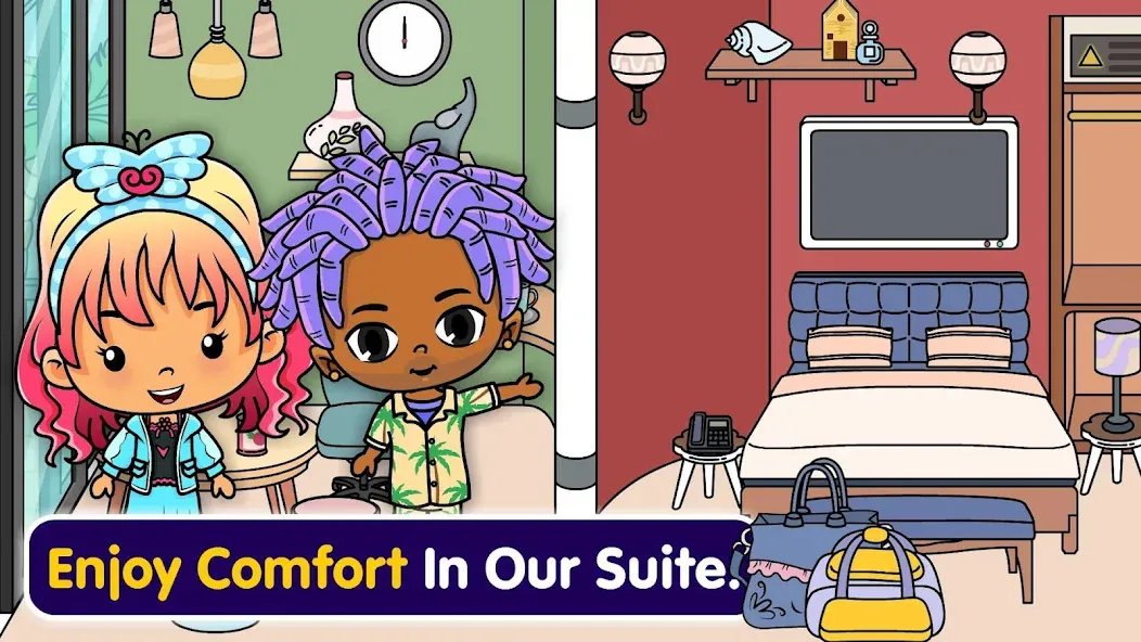 Tizi Town - My Hotel Games [МОД Unlocked] Screenshot 2