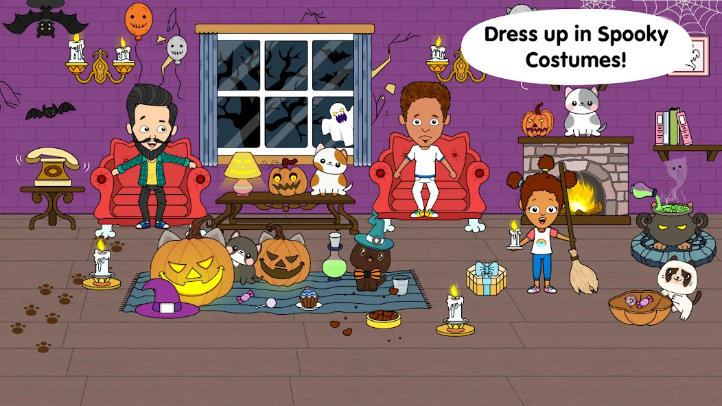 My Cat Town - Tizi Pet Games [МОД Mega Pack] Screenshot 5