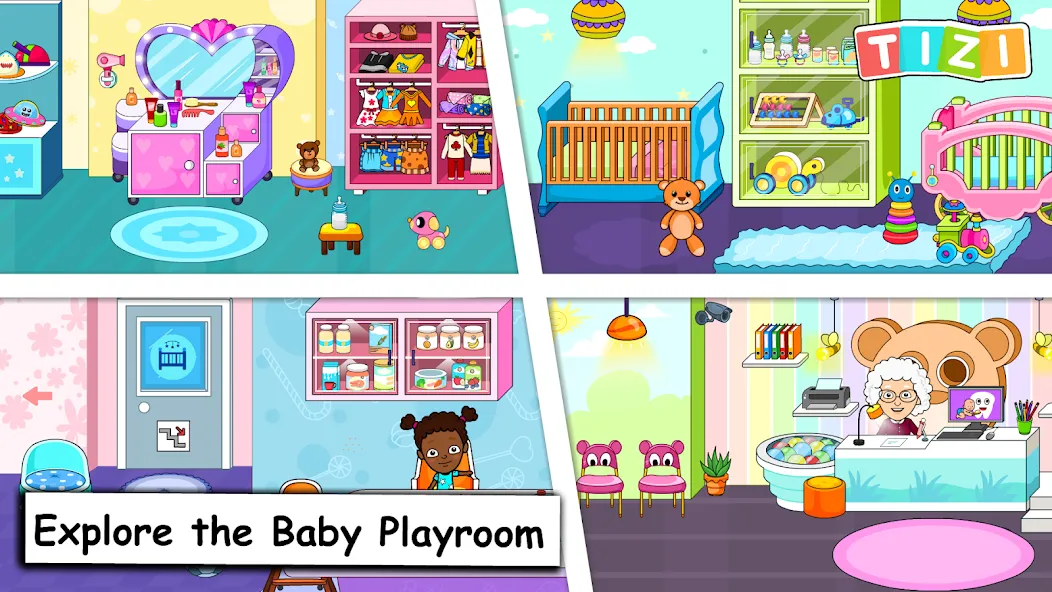 My Tizi Town Daycare Baby Game [МОД Меню] Screenshot 1