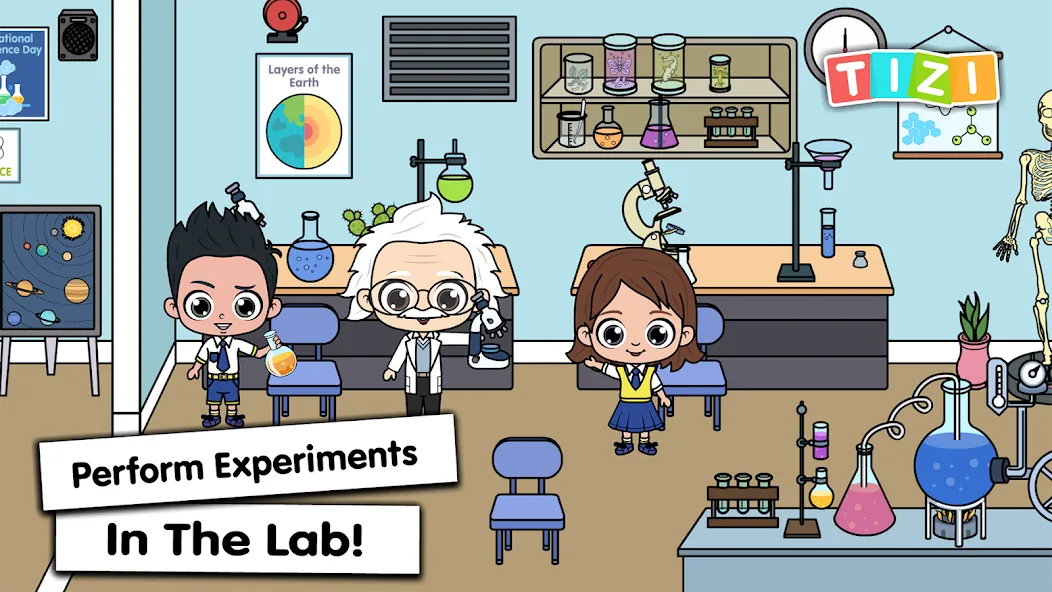 Tizi Town - My School Games [МОД Много монет] Screenshot 3