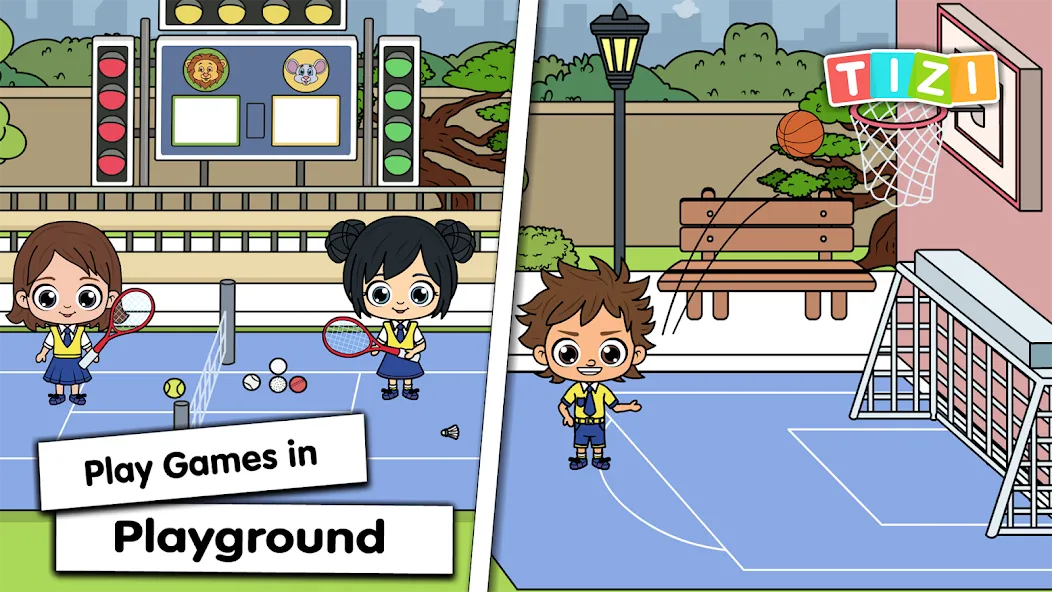 Tizi Town - My School Games [МОД Много монет] Screenshot 5