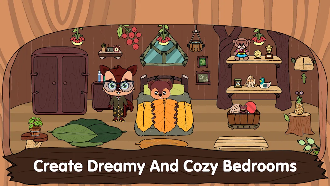 Animal Town - My Squirrel Home [МОД Unlocked] Screenshot 2