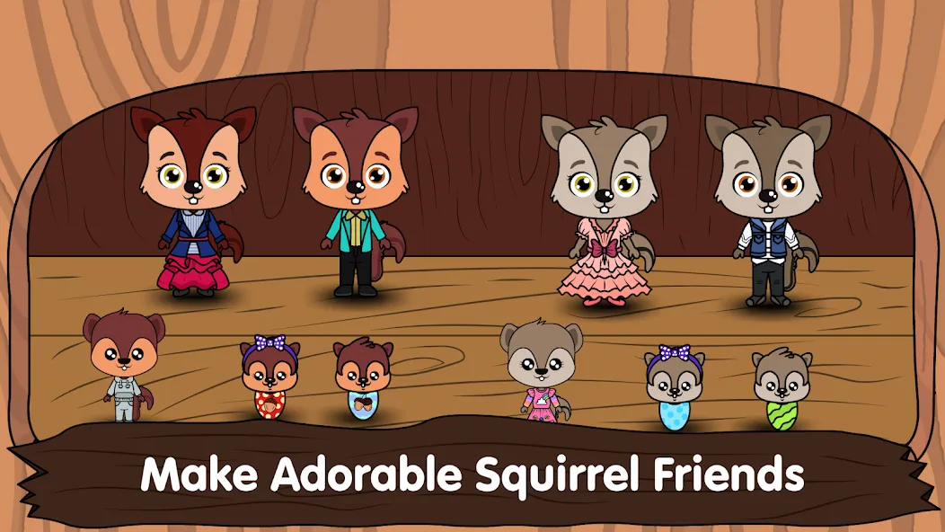 Animal Town - My Squirrel Home [МОД Unlocked] Screenshot 3
