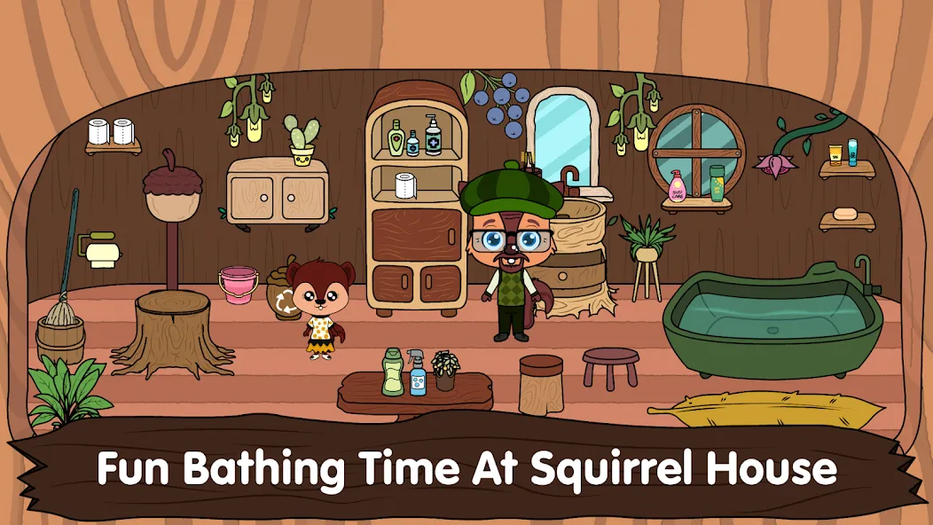 Animal Town - My Squirrel Home [МОД Unlocked] Screenshot 4