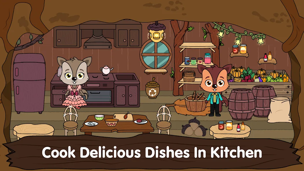 Animal Town - My Squirrel Home [МОД Unlocked] Screenshot 5