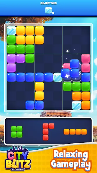 City Blitz-Block Puzzle Blast (Блок Головоломка Кинг) [МОД Mega Pack] Screenshot 2