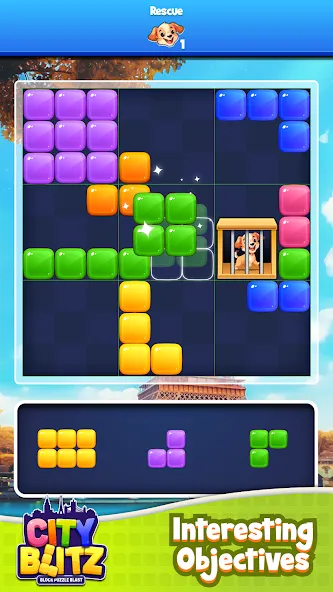 City Blitz-Block Puzzle Blast (Блок Головоломка Кинг) [МОД Mega Pack] Screenshot 3