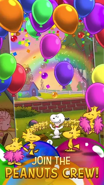 Bubble Shooter - Snoopy POP! (Бабл шутер) [МОД Бесконечные деньги] Screenshot 5