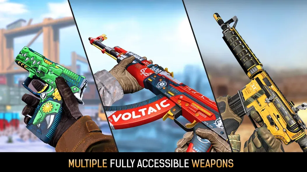 Gun Game: Hero FPS Shooter [МОД Бесконечные монеты] Screenshot 5