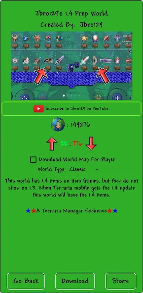 TManager (Террария Менеджер) [МОД Бесконечные деньги] Screenshot 4