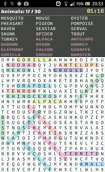 Word Search (Уорд Срч) [МОД Много монет] Screenshot 2