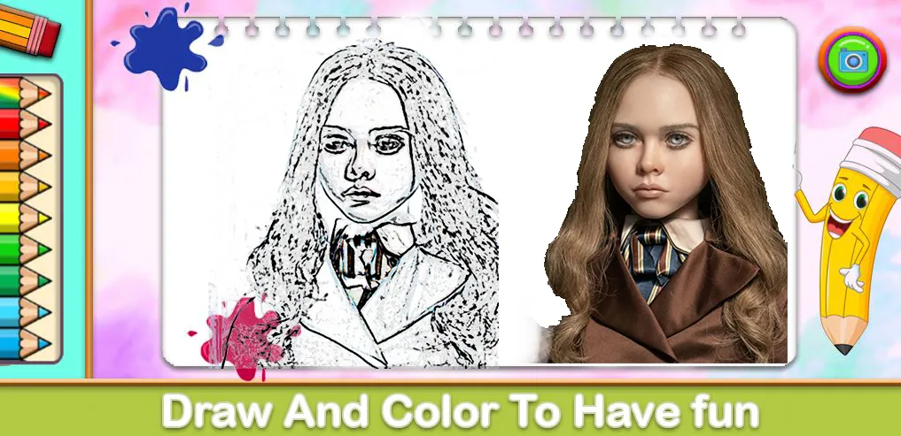 Megan Coloring Game (Меган Колоринг Гейм) [МОД Mega Pack] Screenshot 1